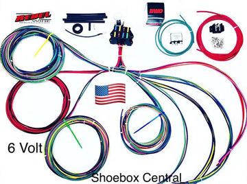 6 Volt 6V Universal wiring harness | Rebel Wiring For 1953 Ford | | Shoebox Central