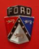 0A-16637-B 1950 1951 Ford hood emblem plastic insert