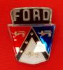 0A-7042514-B 1950 1951 1952 1953 1954 1955 1956 Ford Crest Trunk Deck Boot Lid Emblem Plastic Insert