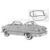 1A-6042084-A 1951 Ford Victoria Back Rear Rubber Window Seal