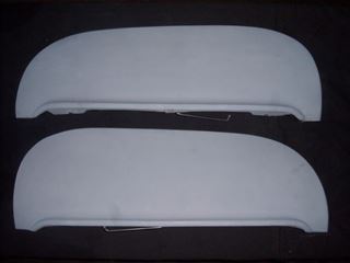 8A-27964-FB 1949 1950 1951 Ford Foxcraft flared bottom fender skirts spats