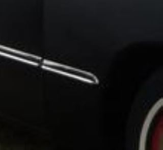 1949 1950 ford deluxe smooth right hand passenger side front fender stainless steel chrome molding spear