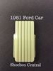 1A-13783-C 1951 Ford Shoebox Interior Pillar Dome light Plastic Lens