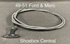8A-16916-C 1949 1950 1951 Ford Mercury hood bonnet release pull cable wire