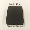 0A-16675 1950 1951 Ford Hood Bonnet Deck Trunk Boot Emblem Medallion Foam Insulator Pad