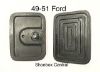 8A-2454 1949 1950 1951 Ford Brake Clutch Pedal Rubber Pads