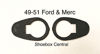 8A-7021985-S 1949 1950 1951 Ford Mercury Door Lock Cylinder Rubber Pads Gaskets Seals