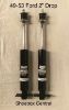 4953-18124-2D 1949 1950 1951 1952 1953 Ford 2 inch Dropped Drop Front Shocks Shock absorbers