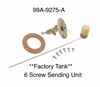 99A-9275-A 1949 1950 1951 Ford 6 screw fuel sender sending unit factory tank