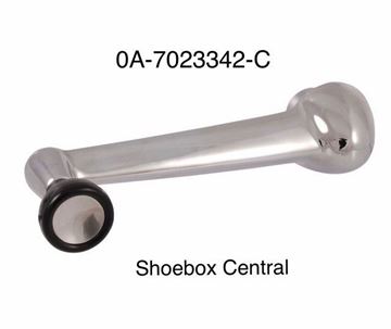 1950-ford-inside-window-crank-black-knob 0A-7023342-C 1950 Ford Window Crank Handle Black Knob