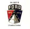 0A-16637-B 1950 1951 Ford Hood Bonnet Emblem Badge Plastic Insert Script