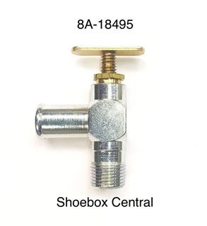 8A-18495 1949 1950 1951 1952 1953 Ford Flathead manual Heater Control Valve knob