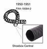 FAA-18584-2 1950 1951 ford mercury 2 two inch defrost defroster hose