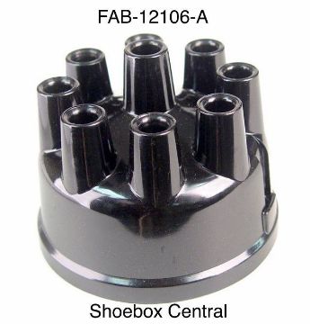 1949-1950-1951-1952-1953-ford-mercury-flathead-v8-distributor-cap FAB-12106-A 1949 1950 1951 1952 1953 Ford Mercury V8 Distributor Cap Correct