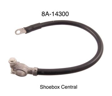 1949-1950-1951-1952-1953-ford-battery-to-starter-solenoid-cable 8A-14300 1949 1950 1951 Ford Positive Negative Battery Cable