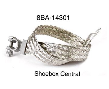 1949-1950-1951-1952-1953-ford-mercury-battery-ground-cable-strap 8BA-14301 1949 1950 1951 Ford Battery Ground Cable Strap