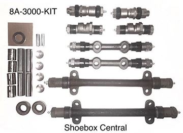 1949-1950-1951-1952-1953-ford-front-end-suspension-rebuild-kit-save 8A-3000-KIT 1949 1950 1951 1952 1953 Ford Front Suspension Rebuild Kit