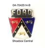0A-16000-KIT 1950 1951 Ford Front and Back Plastic Emblem Badge Kit