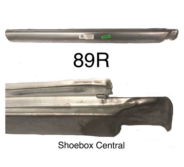1949-1951 Mercury Lincoln 2-Door Rocker Panels – Pair, New, Unfinished Steel