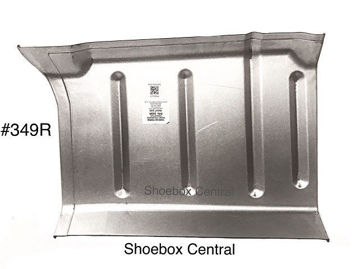 1949-1950-ford-right-hand-passenger-side-toe-board-replacement-panel 349R 1949 1950 Ford Right Hand Passenger Side Toe Board EMS