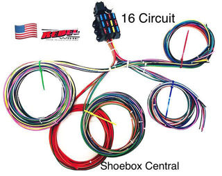 Rebel Wiring 16 Circuit Universal Wiring Harness Loom Kit