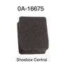 0A-16675 1950 1951 Ford Hood Bonnet Trunk Boot Deck Lid Emblem Badge Foam Pad Rubber Insulator
