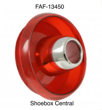 faf-13450-1953-ford-tail-light-lens-with-chrome FAF-13450 1953 Ford Tail Light Lens With Chrome