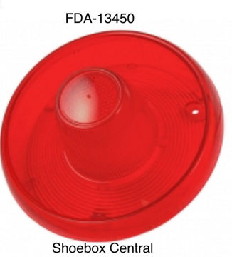 fda-13450-1953-1954-ford-tail-light-lens-without-chrome FDA-13450 1953 1954 Ford Tail Light Lens Without Chrome