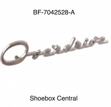 bf-7042528-a-1952-1954-ford-overdrive-emblem BF-7042528-A 1952 1954 Ford Overdrive Emblem