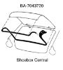 BA-7043720 1952 1953 1954 Ford Car Trunk Deck Boot Lid Luggage Compartment Rubber Weatherstripping Seal gasket