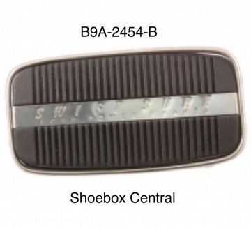 B9A-2454-B 1954 Ford Brake Pedal Pad SwiftSure b9a-2454-b-1954-ford-brake-pedal-pad-swiftsure