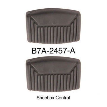 B7A-2457-A 1952-1954 Ford Clutch and Brake Pedal Pads b7a-2457-a-1952-1954-ford-clutch-and-brake-pedal-pads