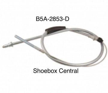 B5A-2853-D 1952-1954 Ford Parking Brake Cable b5a-2853-d-1952-1954-ford-parking-brake-cable