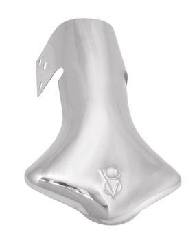 ford-v8-script-stainless-steel-chrome-exhaust-deflector KA7801 Ford V8 Script Exhaust Deflector
