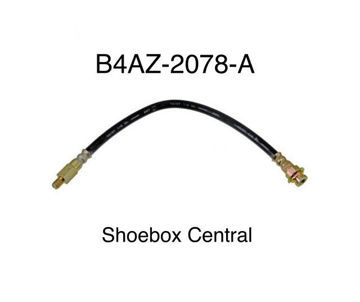b4az-2078-a-1954-ford-front-brake-hose-rubber-flex-line-hydraulic B4AZ-2078-A 1954 Ford Front Brake Line Rubber Hydraulic Flex Hose