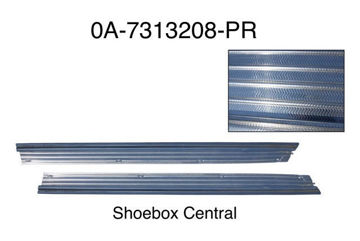 0a-7313208-pr-1949-1950-1954-ford-4-four-door-front-scuff-sill-plates-threshold 0A-7313208-PR 1949 1950 1951 Ford Four 4 Door Front Scuff Sill Plates Thresholds