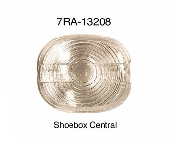 7ra-13208-1949-mercury-park-parking-light-turn-signal-lens-glass 7RA-13208 1949 Mercury Park Parking Light Turn Signal Lens Glass