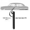 8M-7021450-PR 1949 Mercury Front Vent Wing Window Vertical Back Edge Seals Rubber Weatherstripping
