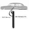 0M-7221450-PR 1950 1951 Mercury Front Vent Wing Window Back Edge Vertical Seal Rubber Weatherstripping