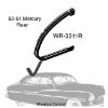 WR-3311R 1950 1951 Mercury 4 Door Rear Vent Wimg Window Rubber Weathertstripping Seals