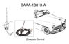 BAAA-18813-A 1949 1950 1951 Mercury Radio Antenna Kit