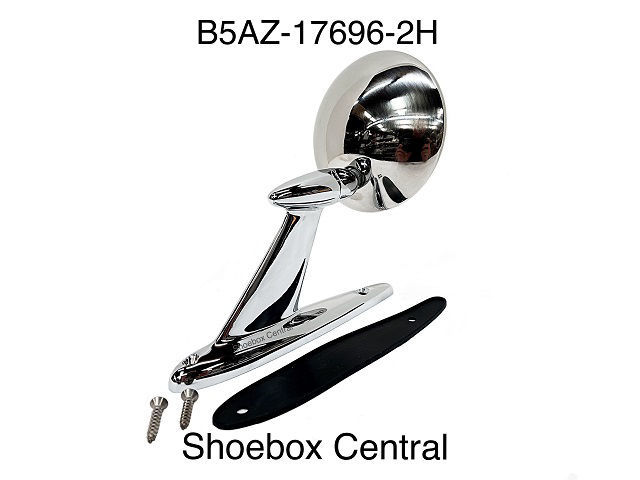 New Chrome Inside Rear View Mirror For 1952 1953 1954 Ford Car – A.B.S. BAAA-17700-B