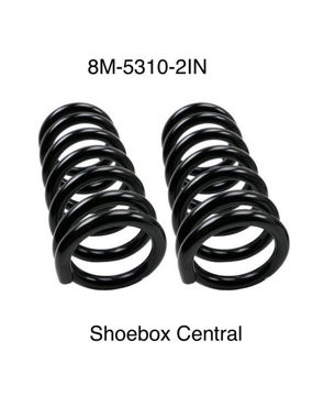 49-51-mercury-2-inch-dropped-coil-springs 8M-5310-2IN 1949 1950 1951 Mercury Dropped Drop Lowered Low Front Coil Springs