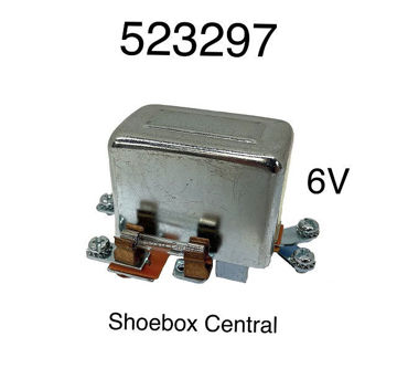 1949-1950-1951-1952-1953-1954-1955-ford-shoebox-6v-overdrive-relay 523297 6V 6 Volt Overdrive Relay Ford Mercury Borg Warner