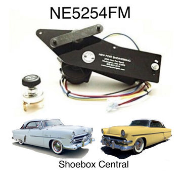 NE5254FM 1952-1954 Ford Merc 12v Wiper Motor Kit NE5254FM 1952 1953 1954 Ford Mercury 12 Volt Wiper Motor