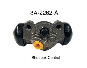 1949-1950-1951-1952-1953-ford-left-rear-brake-wheel-cylinder 8A-2262-A 1949 1950 1951 1952 1953 Ford Driver Rear Brake Wheel Cylinder