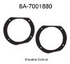 8A-7001880 1949 1950 1951 Ford Fresh Air Duct to Firewall Gaskets Seals Rubber Foam Pads