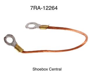 7RA-12264 1949-1964 Ford V8 6 Cylinder Distributor Ground Lead Wire