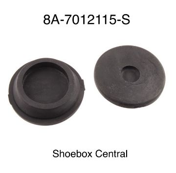 1949-1950-ford-transmission-hump-rubber-grommets-plugs 8A-7012115-S 1949 1950 Ford Rubber Transmission Inspection Grommet Plug