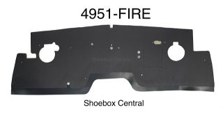 4951-FIRE 1949 1950 1951 Ford Firewall Insulator Insulation Sound Deadener Pad